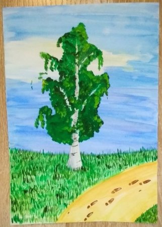 Рисование Березки