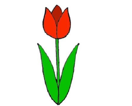 Рисование тюльпанов с детьми