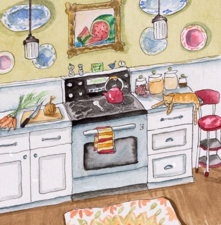 Кухня иллюстрация