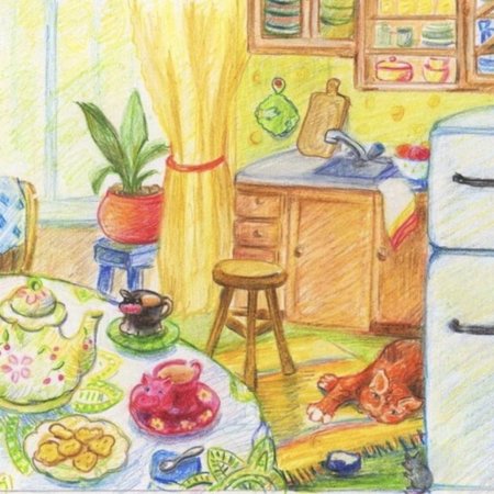 Кухня рисунок детский рисунок (48 фото)