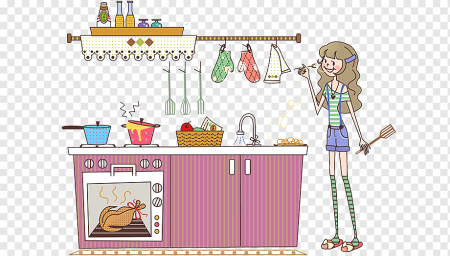 Кухня для раскрашивания