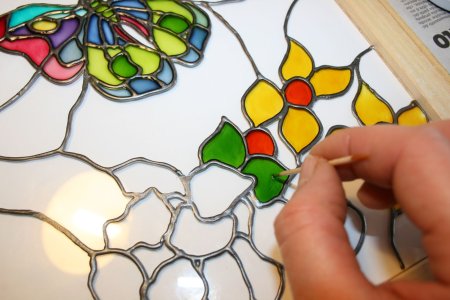 Рисование в стиле мозаики