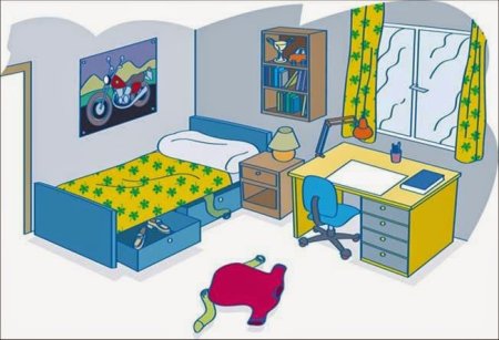 Комнаты на английском для детей