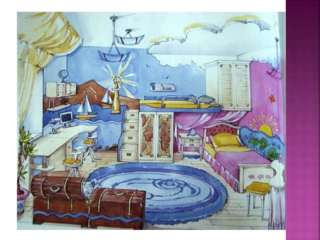 Эскиз детской комнаты