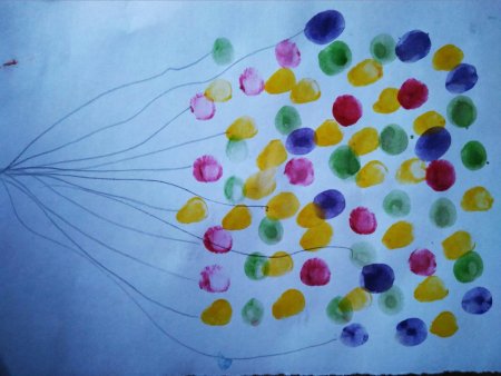 Рисование ладошками для детей