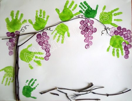 Пальчиковое рисование цветов