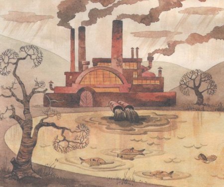 Завод рисунок