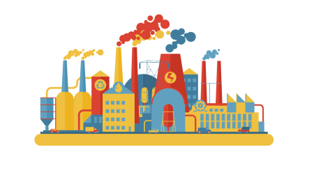 Завод иллюстрация