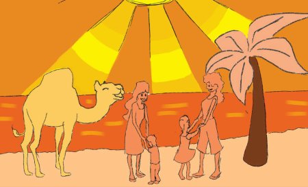 Оранжевое солнце оранжевое небо