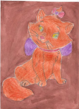 Котенок рисунок