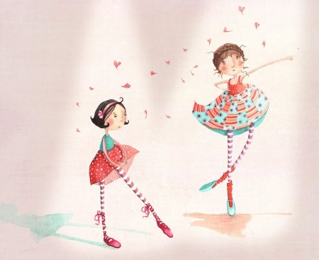 Балерина мультяшная