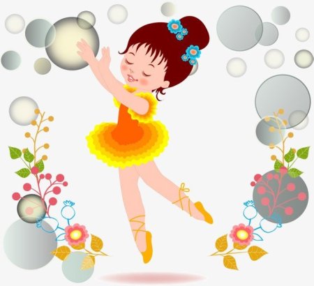 Дети танцуют мультяшные