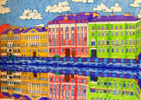 Рисование Петербург дети