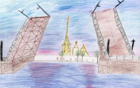 Рисунки Петербурга детские