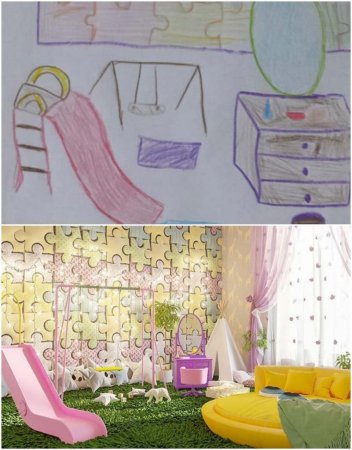 Рисунок детской комнаты