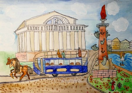 Санкт-Петербург рисунки детей