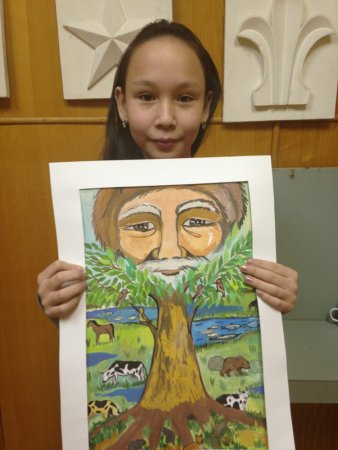 Дети рисуют Олонхо