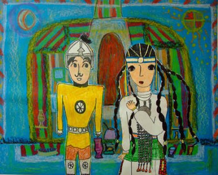 Олонхо рисунки детей