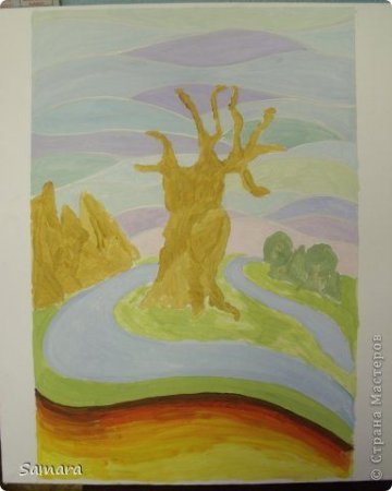 Рисунок на тему Олонхо