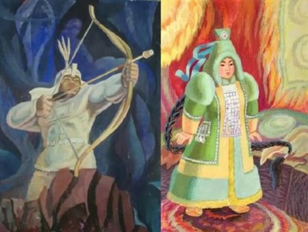 Якутский эпос Олонхо иллюстрации