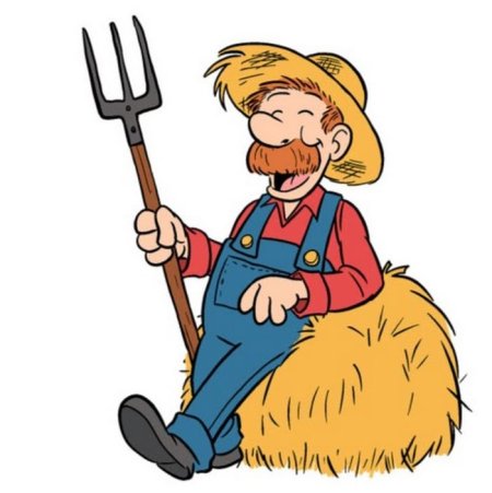 Фермер мультяшный