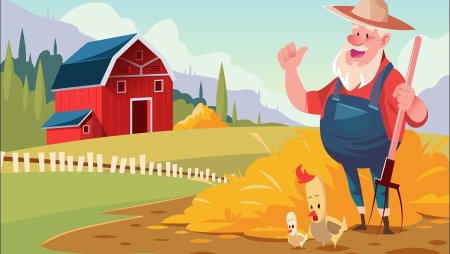 Фермеры мультяшные