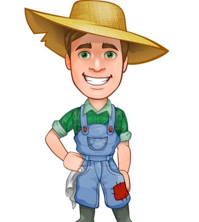 Фермер мультяшный