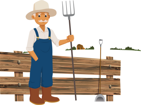 Картина фермеры