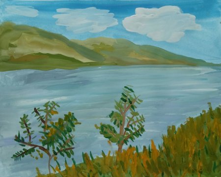 Байкал рисунок