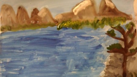 Рисование по теме Байкал