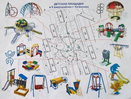 План детской площадки