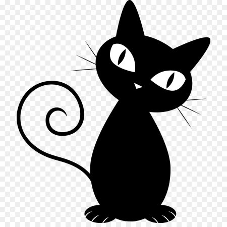 Силуэт кошки