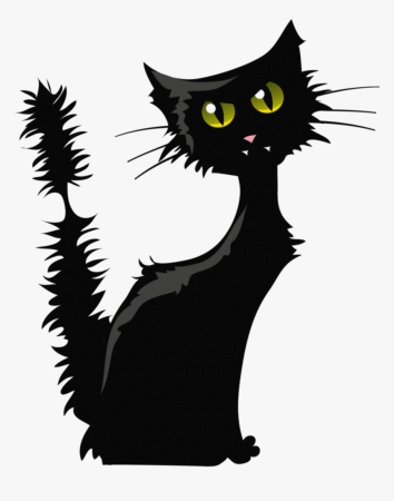 Мультяшные коты черные