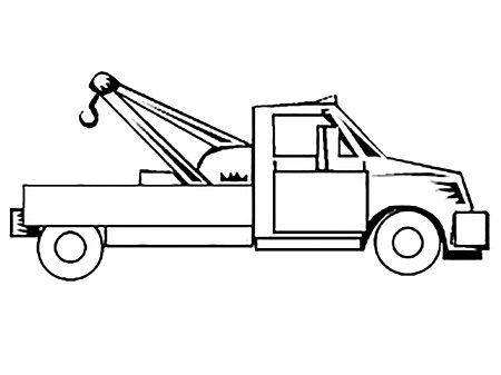 Раскраска автовоз