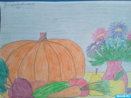 Осенняя ярмарка детские рисунки