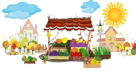 Рынок мультяшный