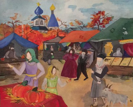 Ярмарка рисунок