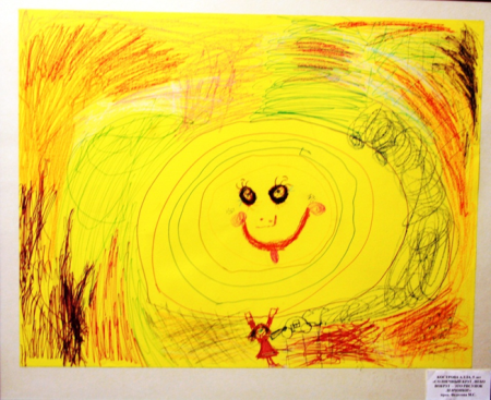 Солнечный круг рисунок