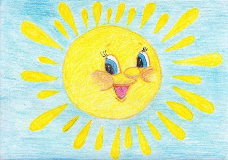 Солнечный круг рисунок