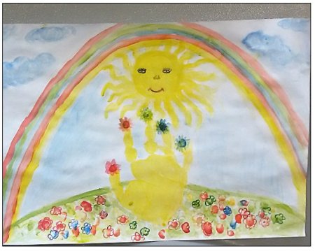 Рисунок на тему Солнечный круг