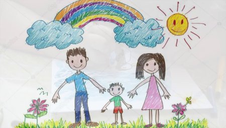 Мир глазами детей рисунки мальчик и девочка