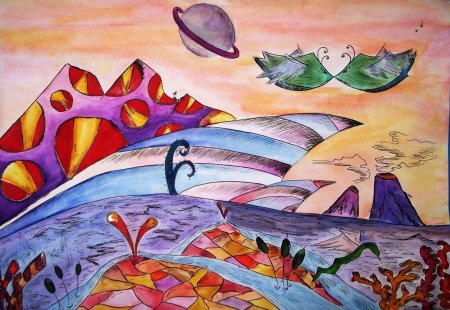 Инопланетяне детские рисунки