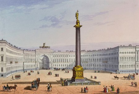 Дворцовая площадь 19 век