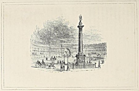 Александринский столп гравюра