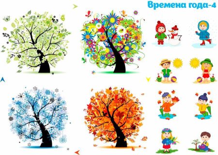 Времена года на дереве