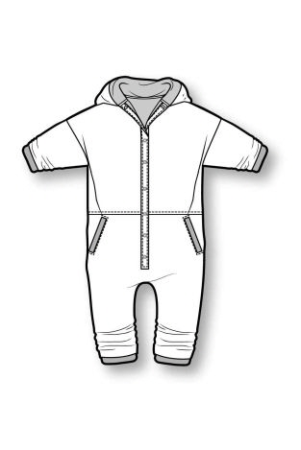 Комбинезон раскраска для детей