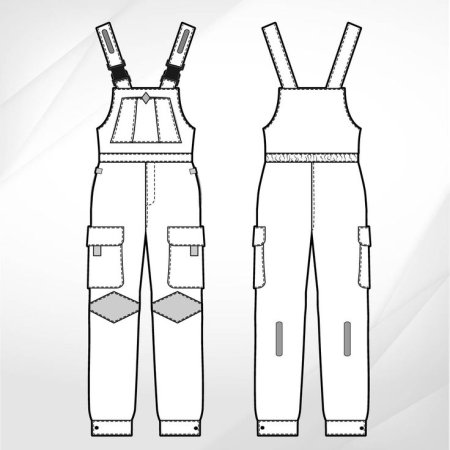 Эскиз рабочей одежды