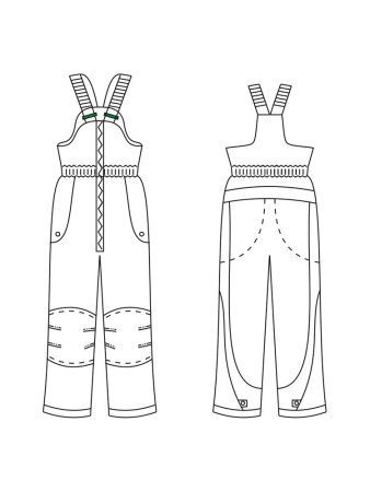 Детский комбинезон эскиз