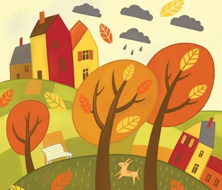 Декоративный пейзаж для детей