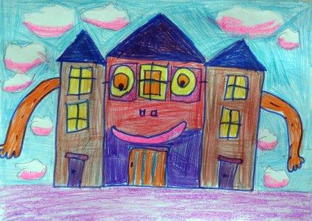 Домик для рисования